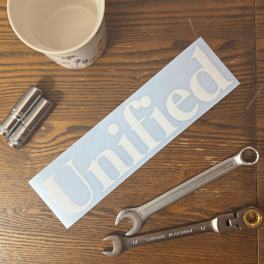 UNIFIED Logo Sticker